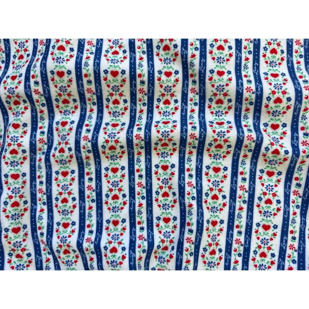 Lanz of Salzburg Girls Tyrolean Flannel Nightgown in Blue Size Large (10/12) NEW